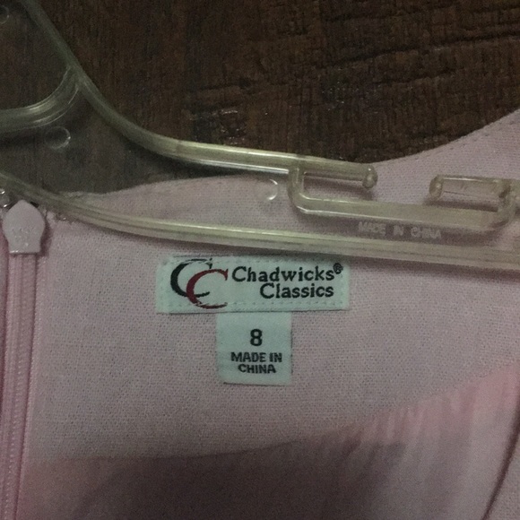 Beautiful pale pink summer dress size 8 - Picture 3 of 4